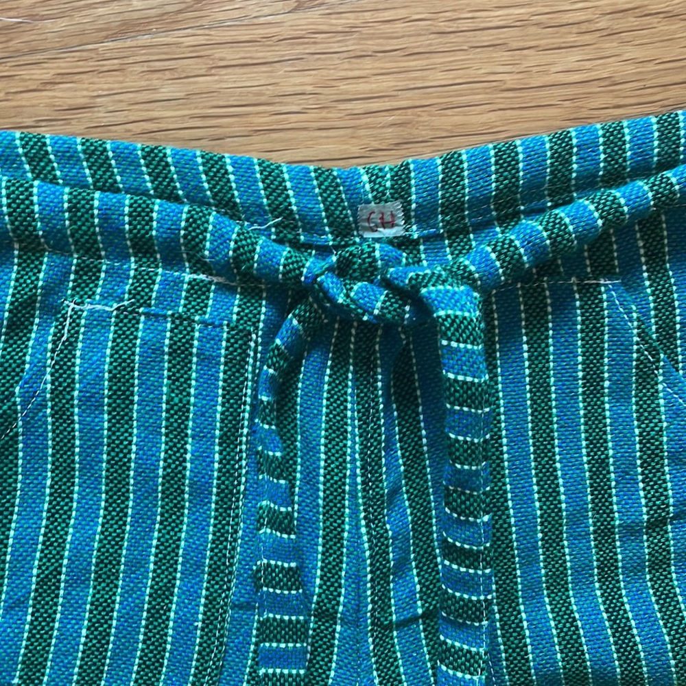 Emerald Striped Women's Joggers - Picture 7 of 12